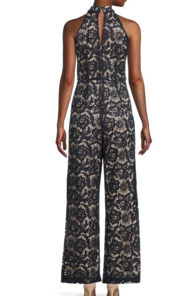 Julia Jordan lace  black jumpsuit - Picture 9 of 9
